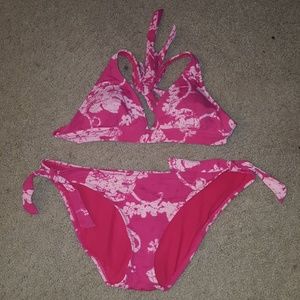 Pretty Pink/Dark Pink Bikini S/M